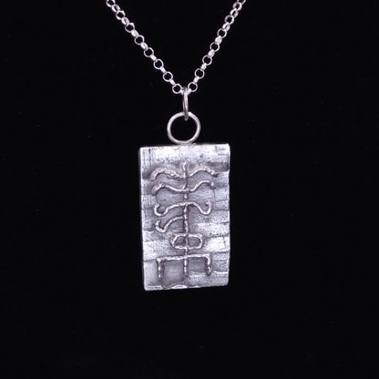 Sterling silver Odhroerir pendant