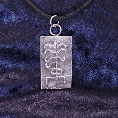 Sterling silver Odhroerir pendant